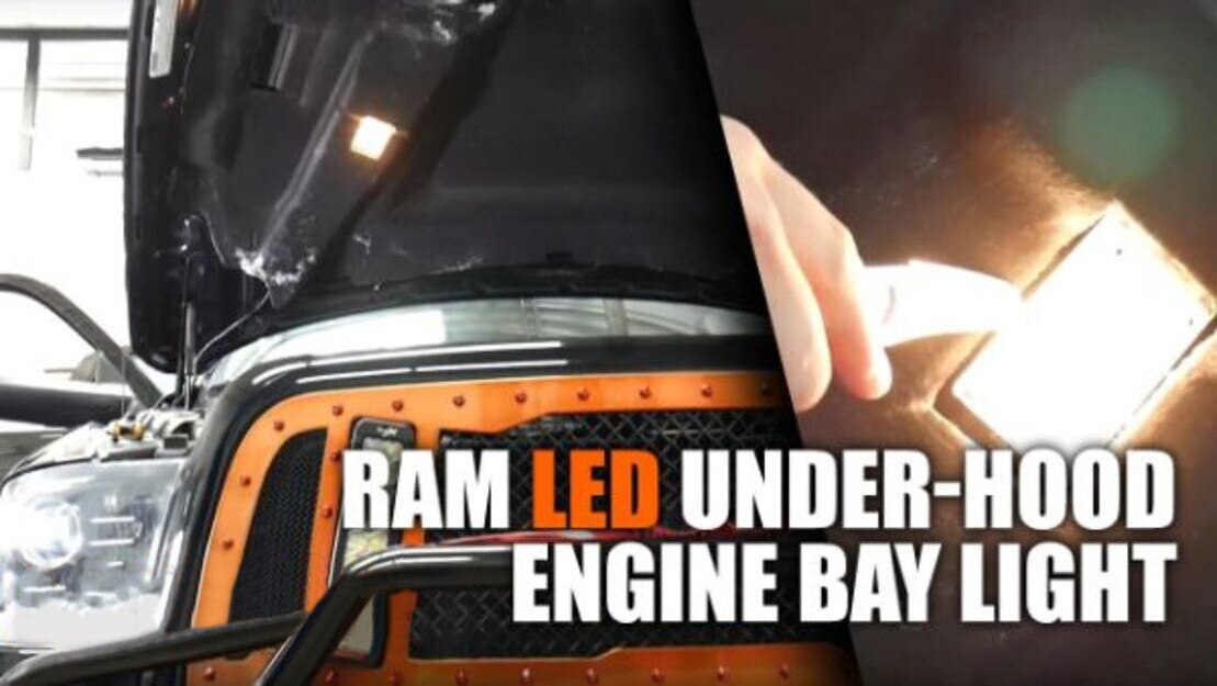 Dodge Ram 0917 Bright LED Under Hood Light Upgrade HR